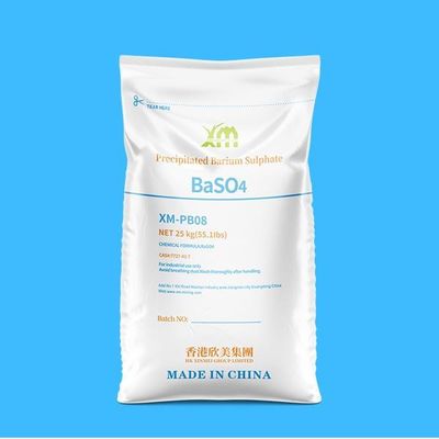 Resistencia al ácido alcalino Aceite de sulfato de bario precipitado Absorción 13,0 ml/100 g