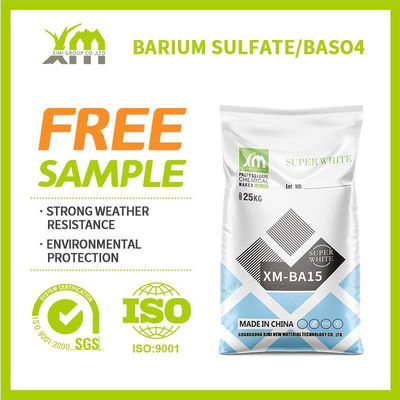 Sulfato de bario natural de alta gravedad específica para pintura de rayos X