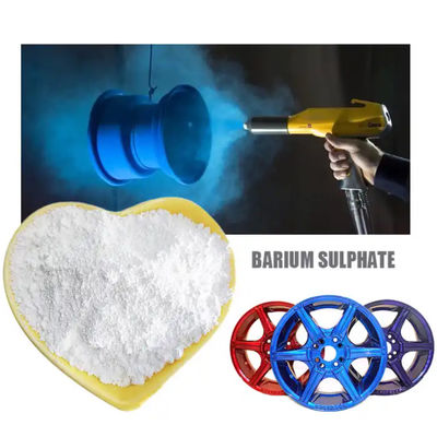 Sulfato de bario Polvo de sulfato de bario blanco para revestimiento de caucho de pintura